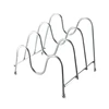 Three-Layer Metal Pot Lid Rack Cutting Board Shelf Dish Holder Kitchen Organizer  4
