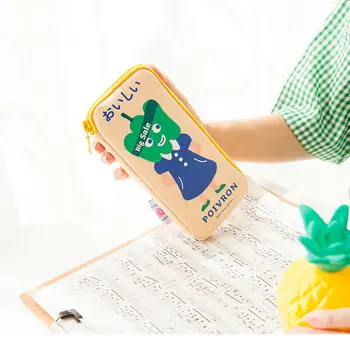 

Multifunction School Pencil Case & Bags Large Capacity Canvas Pen zipper Bag Box /BY