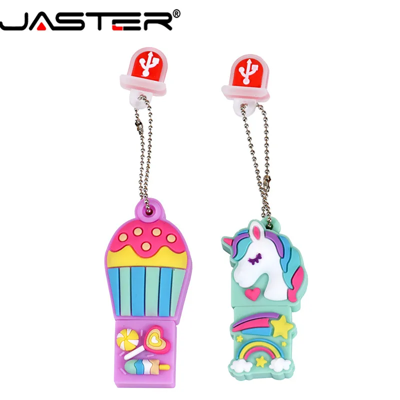 JASTER USB 2,0 Милая мультяшная ручка «Конфета» чехол модель USB флэш-накопитель 4 ГБ 8 ГБ 16 ГБ 32 ГБ 64 ГБ Флешка карта памяти в подарок