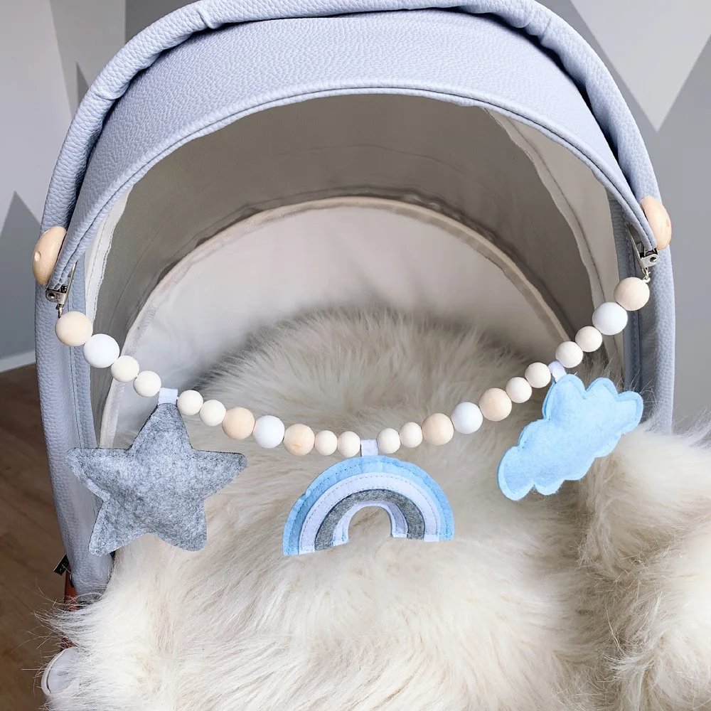 Fashion Baby Wooden Plush Bead Pacifier Chain Teether Chain Jumia Nigeria