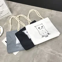 Новая Корейская Холщовая Сумка на плечо из овечьей шерсти, простая сумка-мессенджер с буквенным принтом, Женская многоразовая сумка для покупок для девушек