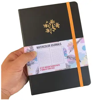 

BUKE NOTEBOOK 180GSM Ultra Bamboo Paper Dot Grid Journal 160Pages 5*5mm, NO Bleed,Drawing Sketchbook for Ideas