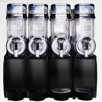 

Free shipping CE approved automatic commerical 4 tank snow melting machine/slush puppy machine
