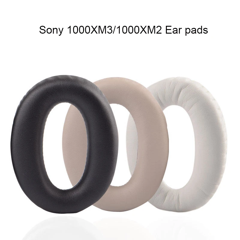Wh1000Xm3 Earpads - 1 Paio Di Cuscinetti Auricolari In Pelle Proteica Di Ricambio Per Cuffie Wh-1000Xm3 Sony Wh1000Xm2