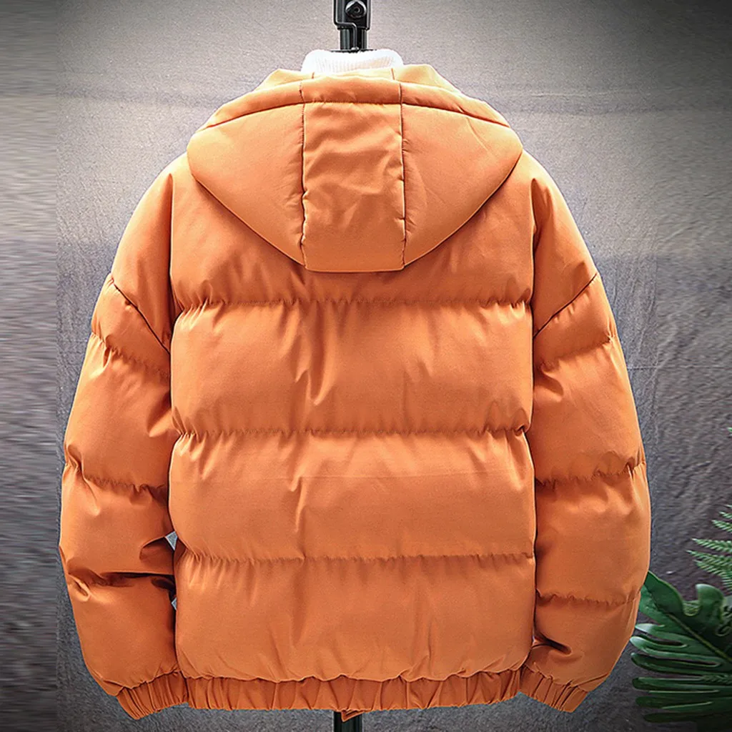 Abrigos mujer invierno chaqueta hombre зимнее пальто для мужчин зимний стиль модный светильник однотонное теплое пальто из хлопка