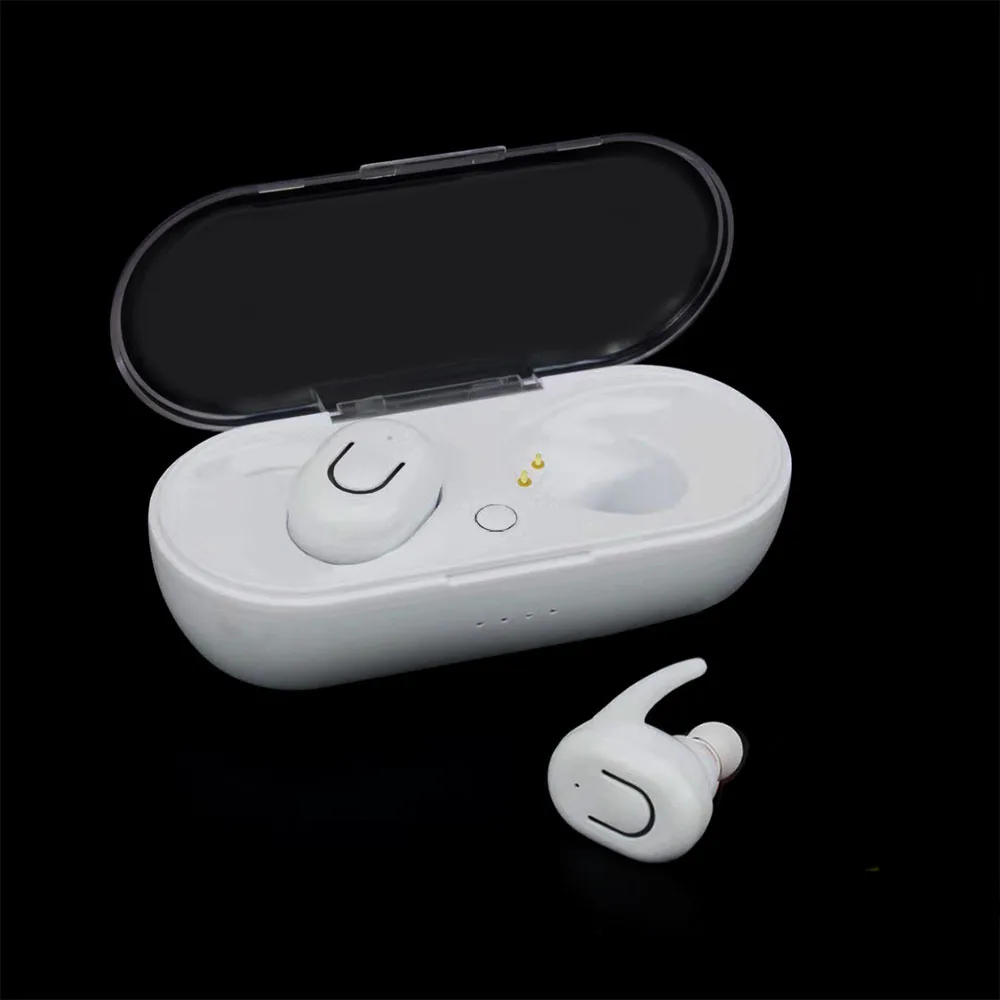 Беспроводные Bluetooth наушники wearbuds, спортивные стерео наушники, TWS с микрофоном, наушники для iPhone, Xiaomi, huawei, samsung, гарнитура - Цвет: White