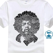Jimmy Hendrix лирика силуэт артиста музыкальный Тур мужская женская футболка унисекс