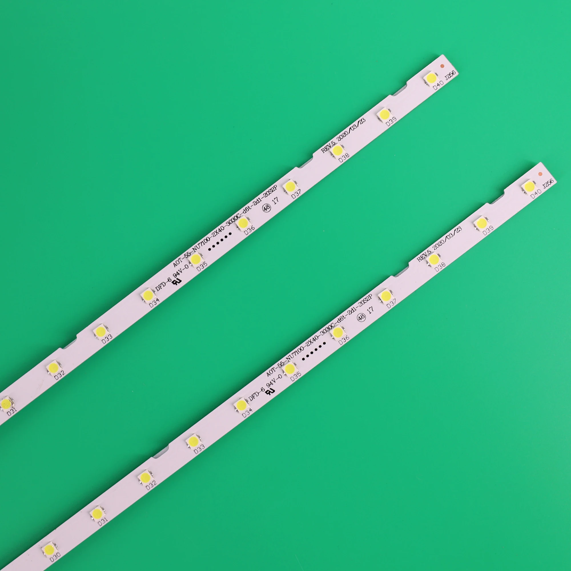 LED 백라이트 스트립, UE55NU7100 UE55NU7300 BN96-46033A 45913A BN61-15485A AOT 55_NU7300_NU7100 LM41-00566A 00613A