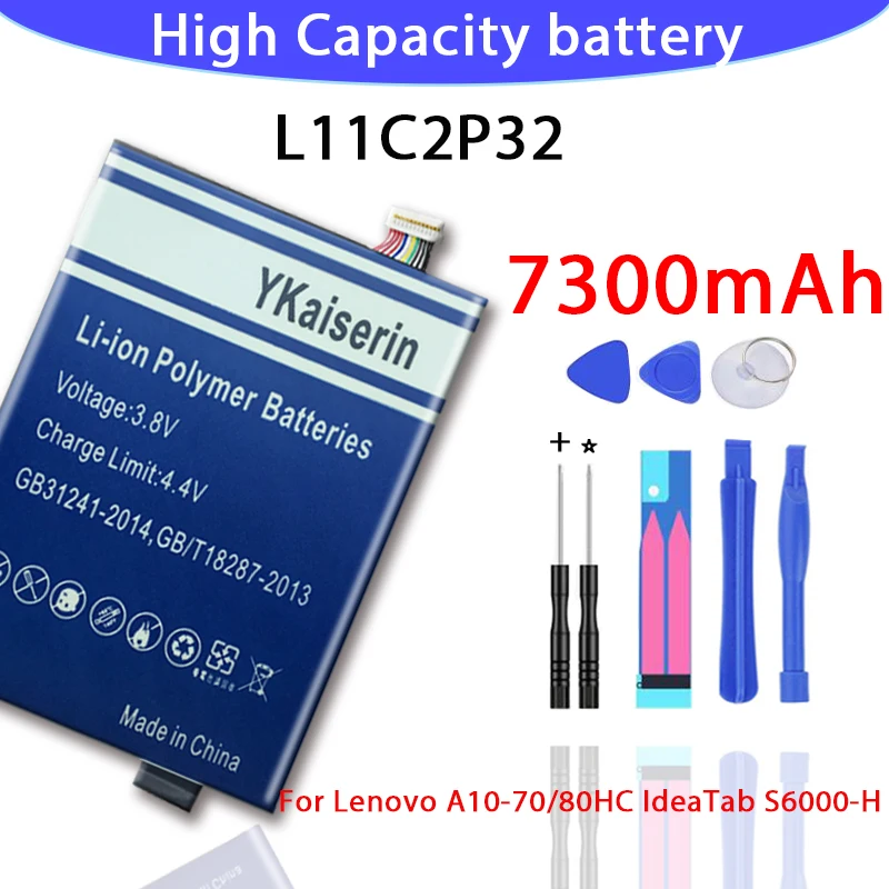 Хорошее качество аккумулятор для планшета L11C2P32 Lenovo IdeaTad S6000 S6000-H A7600 | Компьютеры и