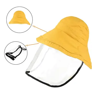 

Unisex Removable Dual-use Protective Fisherman Hat Protection Full Face Anti-fog Saliva Fashion Cap