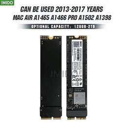 Disque dur interne SSD, capacité de 128 Go, 256 Go, 512 Go, 1 To, pour MacBook Pro Retina A1502, A1398, MacBook Air A1465, A1466, 2013, 2014, 2015, nouveau 