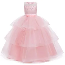 Новогодний костюм для девочки;рождественское платье с кружевами для девочек Свадебная вечеринка,нарядное платье для девочки;платье Детские платья для девочек; элегантное платье принцессы Детская одежда,3 до 12 лет