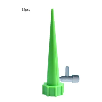 

12PCS Garden Cone Spike Watering Plant Flower Waterers Bottle Irrigation System Practical Plastic Garden Cone Watering Spike