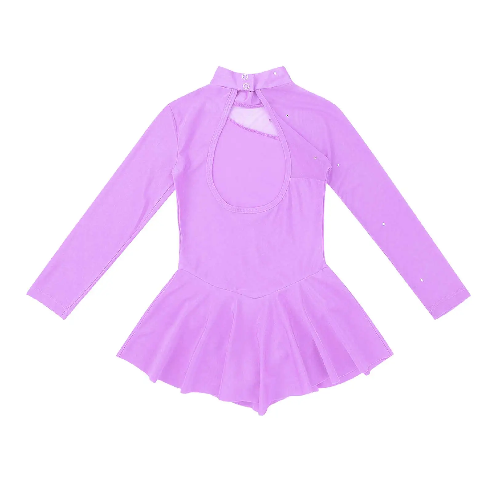 Ballet Leotard Dance Leotard Kids Girls Figure Skating Ballet Jersey Dance Dress Long Sleeved Ballet Tight Fitting Jumpsuit Gymnastics Dress Leotards