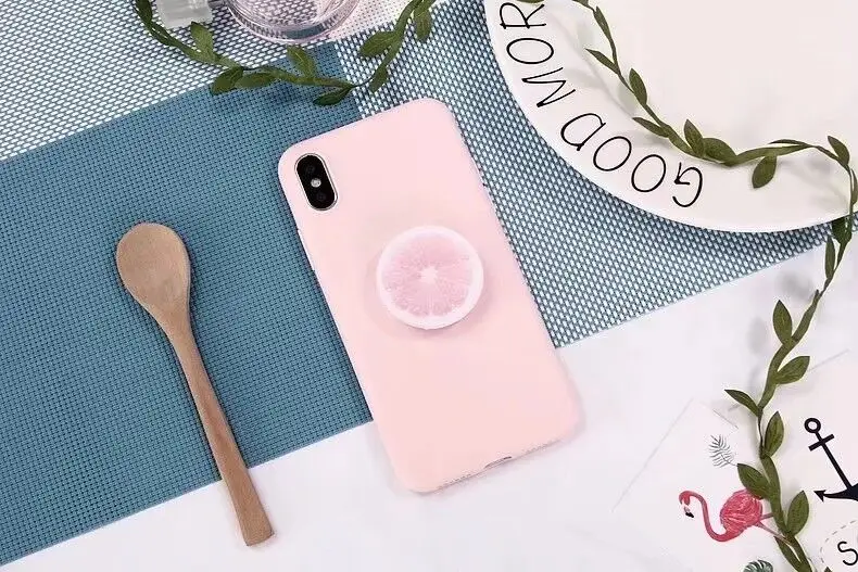 Держатель для фруктов чехол для Oppo Realme 3 Pro C1 C2 X Lite - Color: Pink Lemon