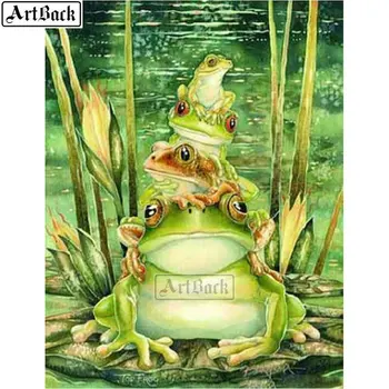 

5d diy diamond painting frog picture full square diamond mosaic handmade crafts sticker diamond embroidery