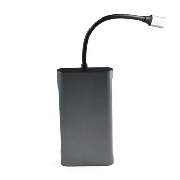

10 in 1 Type-C to Network Card Multi-function High-definition Hub USB HUB Can Cool Notebook Docking Station