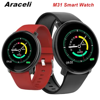 

M31 Smart Watch Bluetooth Smart Bracelet Smartband Heart Rate Monitor Blood Pressure Measurement Fitness Tracker M31 Smart Watch