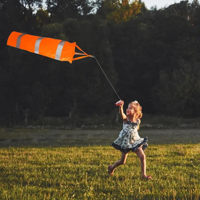 Kültéri Repülés Szélsock Táska Fluoererscencia Vízálló Szél Zokni Szélhüvely Időjárási Zacskó - Image 5