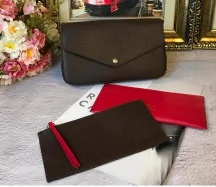 

2019 new fashion POCHETTE FELICIE bag chain three piece high quality real leather speedy bag metis bag with dust bag and box