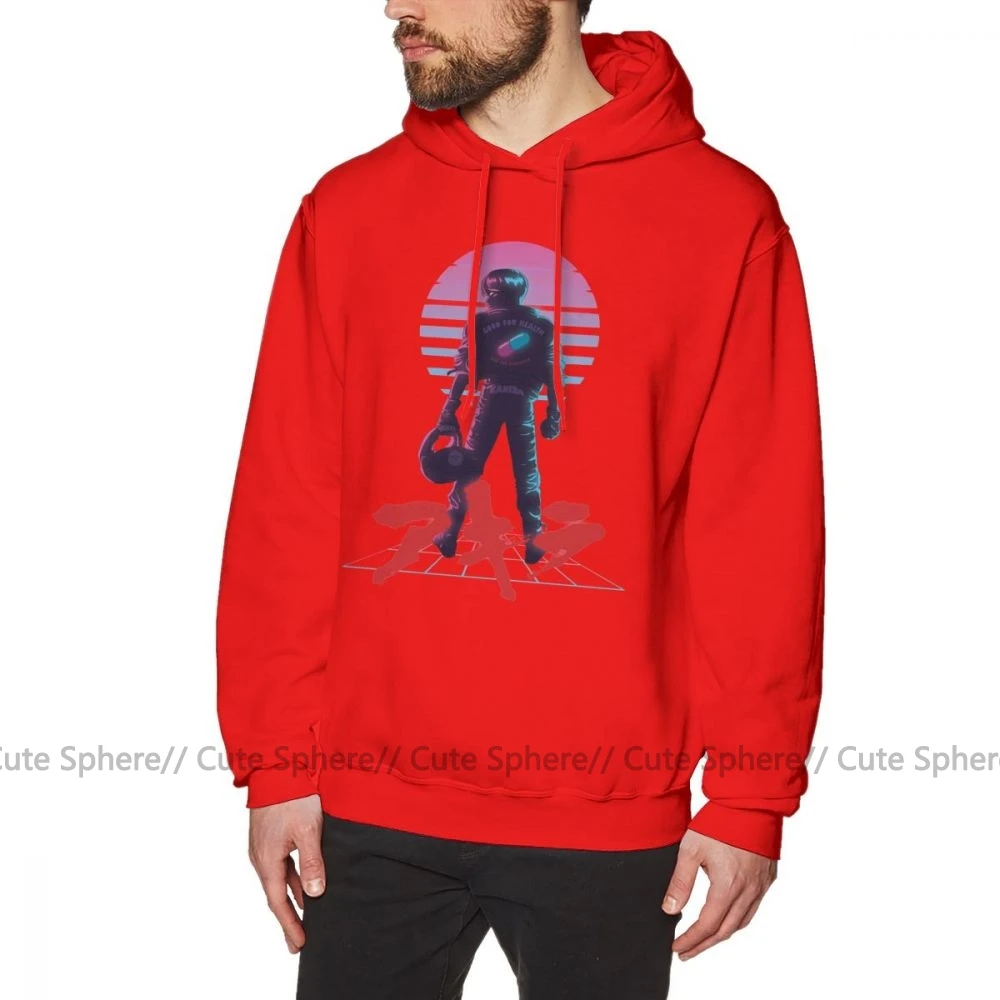 Akira худи AKIRA 80 S вдохновленные Kaneda толстовки Модные XXX пуловеры худи черные свободные хлопковые длинные мужские осенние толстовки - Цвет: Red