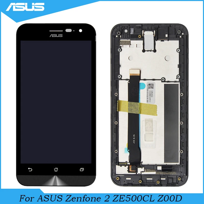 

5.0" LCD For ASUS ZE500CL Z00D LCD with Frame Digitizer Replacement For ASUS Zenfone 2 ZE500CL Display Touch Screen