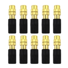 10PCS Adjustable Atomizing Copper Nozzle Connected To 4/7mm Capillary Tube Cooling Micro-Sprinkler Nozzle