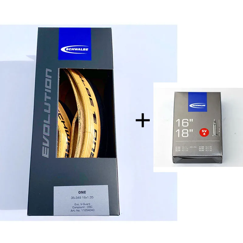 シュワルベ1 35-349 16 × 1 1/3ブロンプトン用自転車折りたたみ