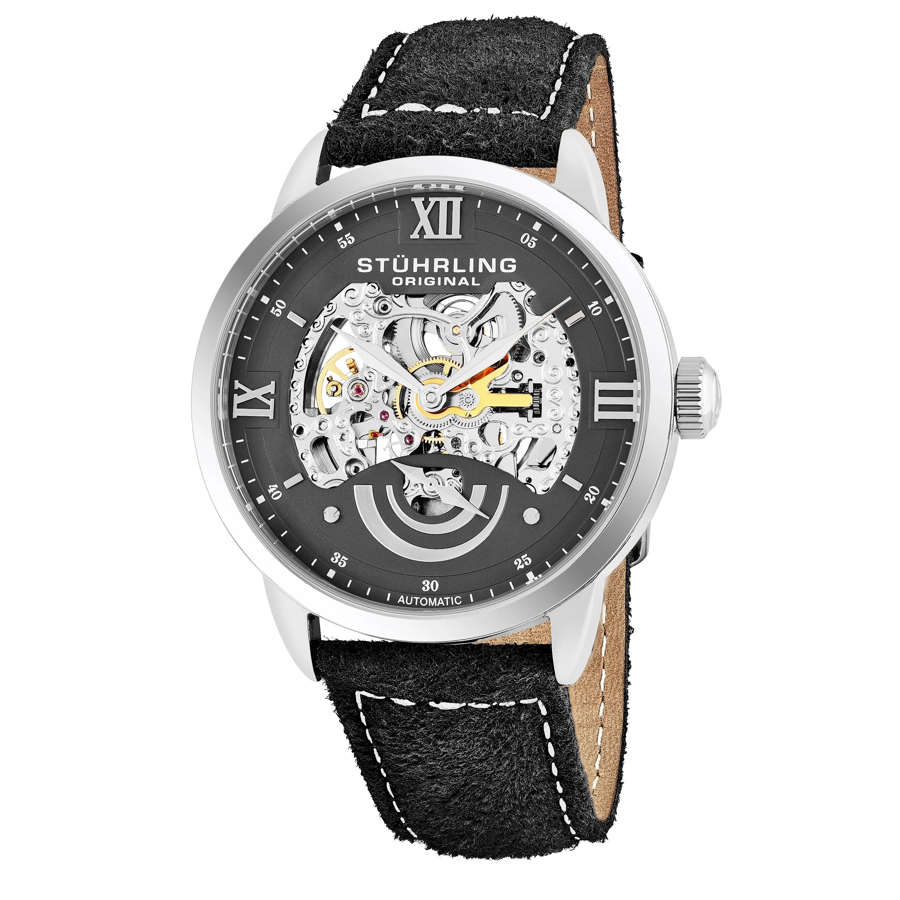 Мужские повседневные наручные часы Stuhrling Original Legacy 574B.02 коллекция | Наручные