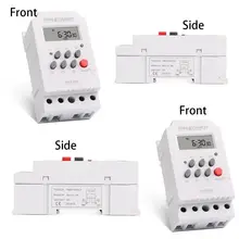 24hrs programável digital semanal de 12v dc 7 dias mini controle do relé do interruptor do temporizador