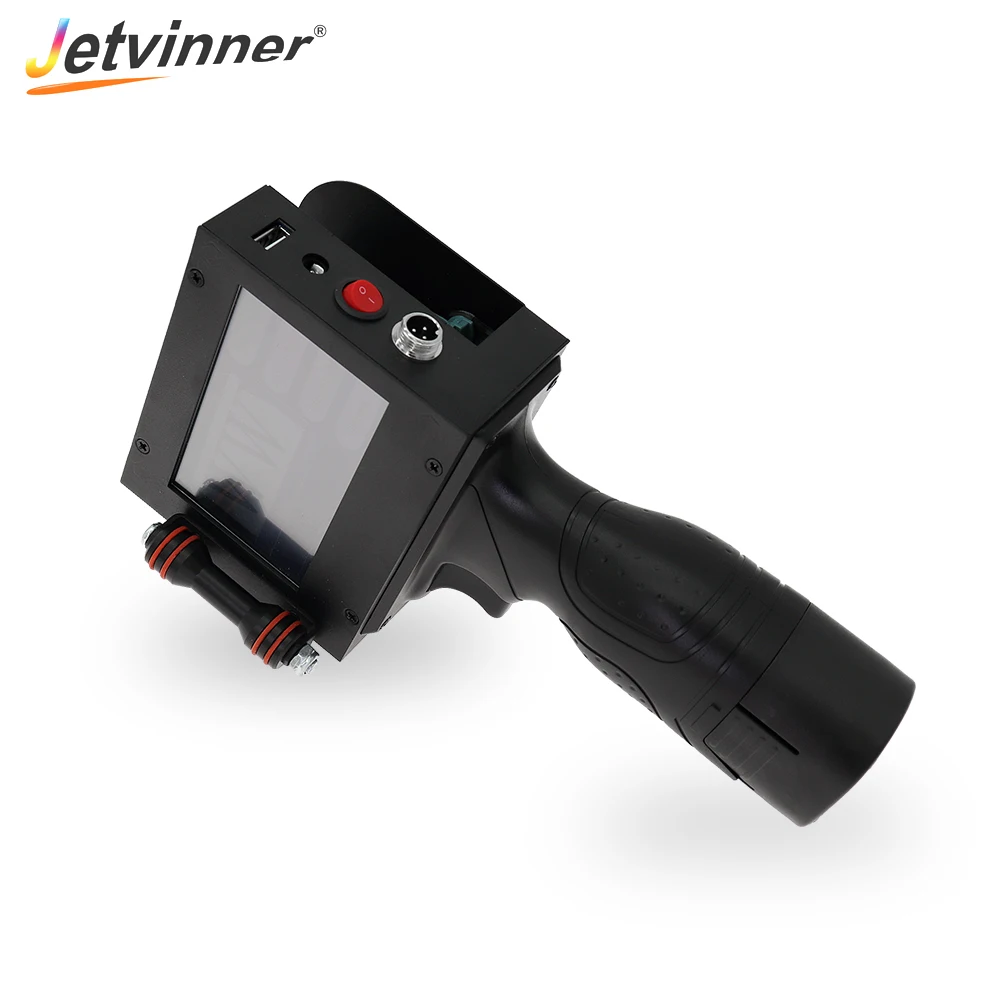 Портативный струйный принтер Jetvinner с сенсорным экраном для QR кода/штрих