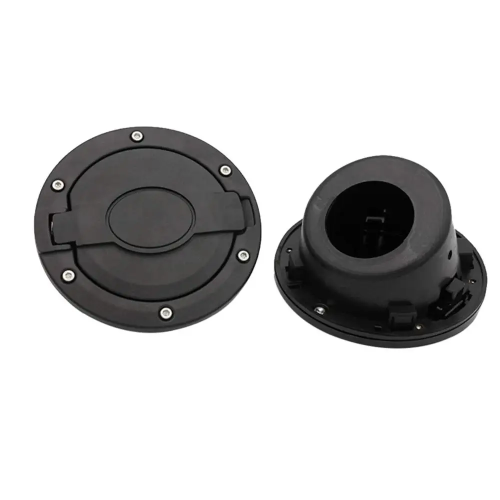 For Jeep 2007- Wrangler JK Auto Car Gas Fuel Tank Cap Exclusive Logo Cover Decorative Accessories