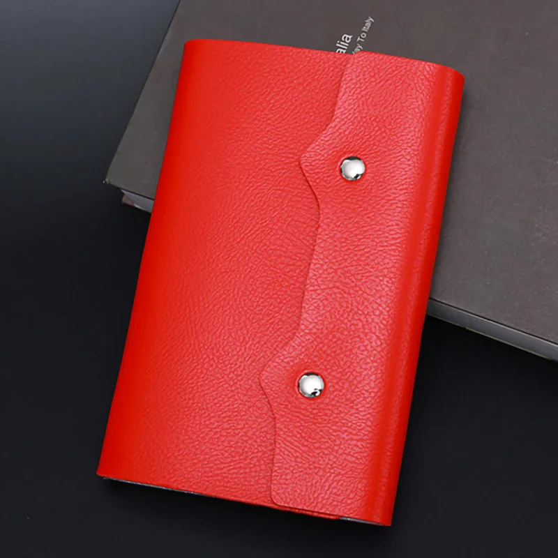 PU Leather 108 Slots High capacity Card Holder Business Card Case Function Bag Minimalist Wallet ID Card Bag Dropshipping