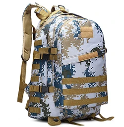 Navy Camouflage Большой емкости Военный Тактический штурмовой рюкзак армейский Молл Водонепроницаемый маленький рюкзак для наружного туризма кемпинга охоты - Цвет: Navy Camouflage