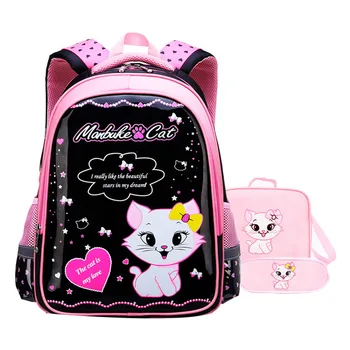 

Waterproof children school bags girls Schoolbag Primary cartoon school backpack kids Orthopedic school backpack set kids bookba