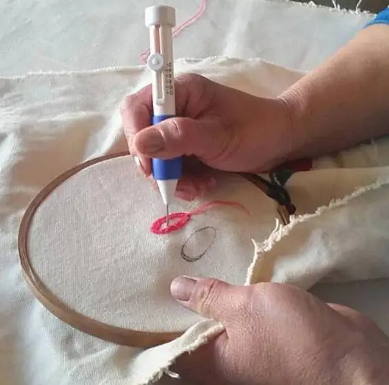 1 комплект волшебная ручка для вышивания DIY ремесла волшебная ручка для вышивания Набор DIY 3 сменные иглы для перфорации швейные принадлежности ZXH