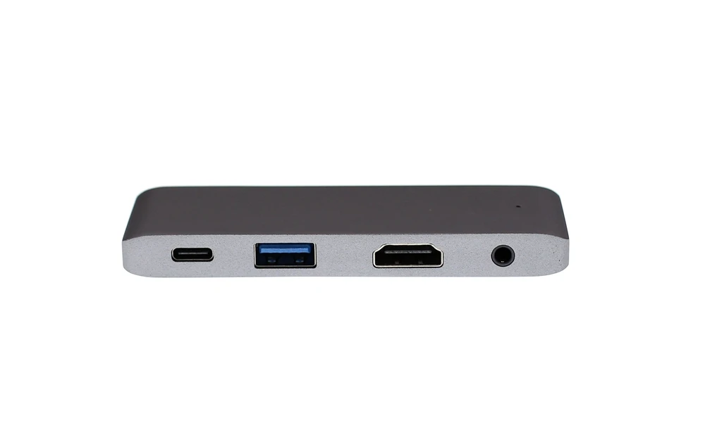 Pingle USB 3,1 тип-c к USB3.0 хаб HDMI 3,5 мм аудио PD Зарядка 4 в 1 ноутбук док-станция для Macbook Air Pro