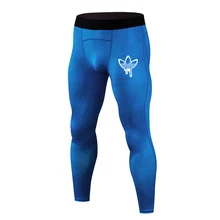 Осенние компрессионные колготки для тренажерного зала, фитнеса, тренировок, мужские спортивные штаны для бега, быстросохнущие бегуны, Мужские штаны для йоги, тренировочные брюки