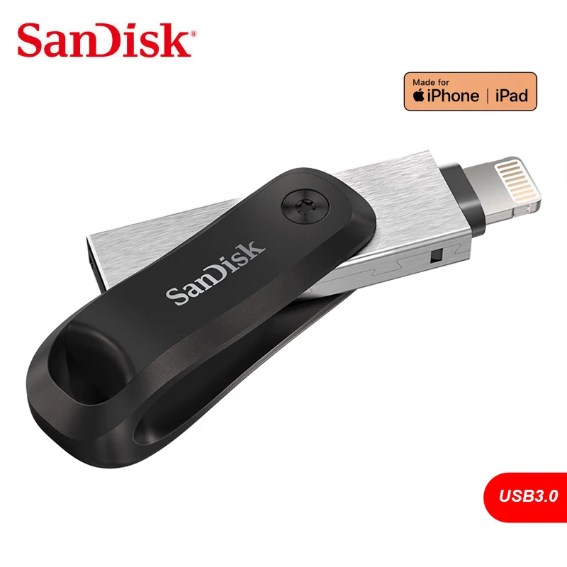 Sandisk iXPAND OTG флеш-накопитель USB 3,0 SDIX60N флэш-накопитель "молния" накопитель 128 ГБ 256 ГБ для iPhone iPad iPod Memory Stick pendrive