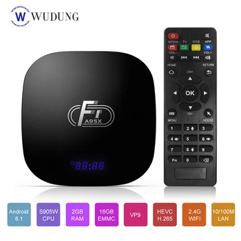 

A95X F1 Android 8.1 Smart TV Box Amlogic S905W Quad Core Remote Control Android TV Set Top Box 16GB 4K WiFi no app include