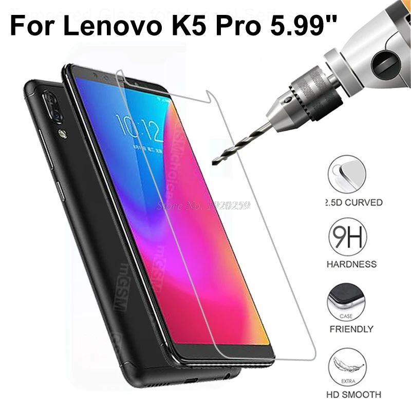 

Lenovo K5 Pro Tempered Glass 9H High Quality Protective Film Screen Protector Phone Transparent Film Glass For Lenovo K 5 Pro