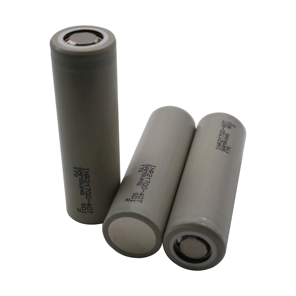 Celda de batería de alta potencia C & P 21700, 4000mAh, 3 piezas, INR21700, 40T, Samsung, corriente de descarga, 45A, recargable, Li-Ion, 3,6 V, 30A