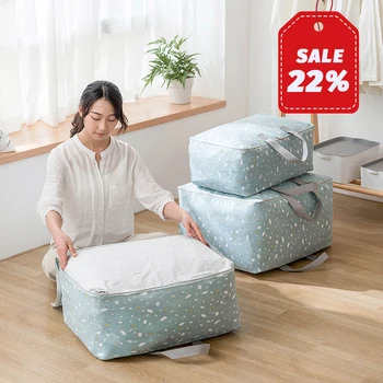 

Lvcky Storage Bags for Clothes quilt Finishing and Collection, Home storage,Bedding storage,Mildew proof, Breathable