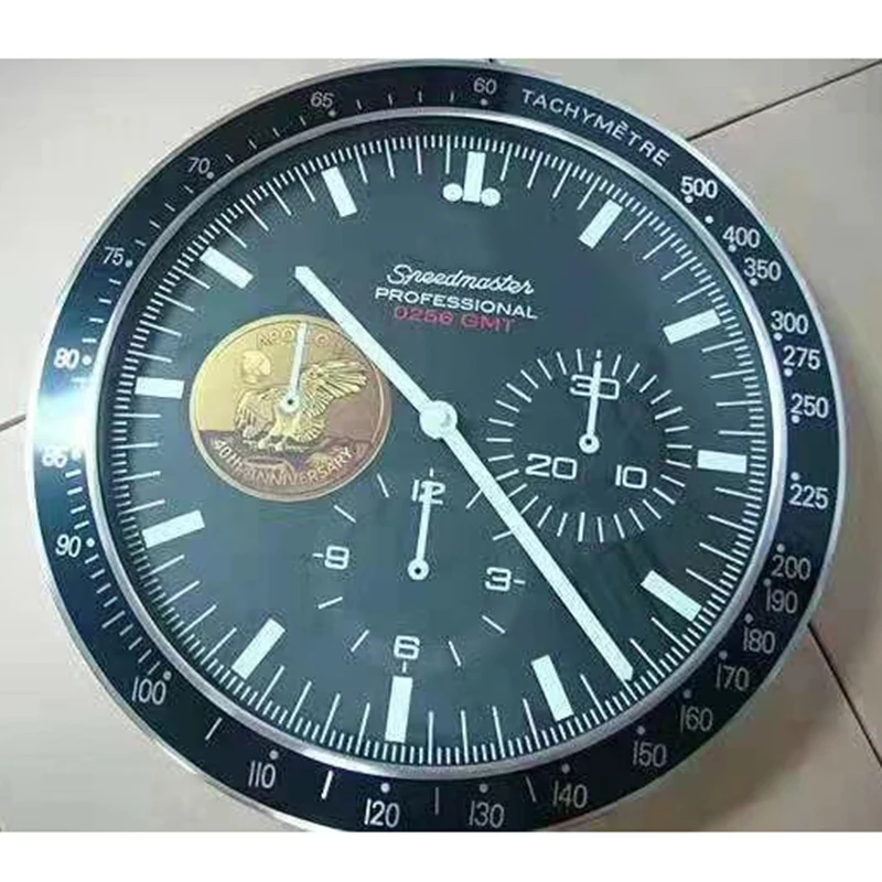 Роскошные часы в форме настенные Тихая стена стрелка для часов зеркальные