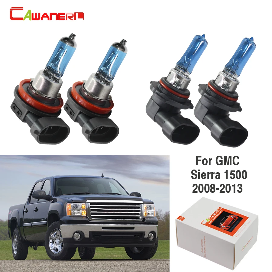 Cawanerl для GMC Sierra 1500 2008 2013 100W Автомобильная фара дальний и ближний свет галогенная