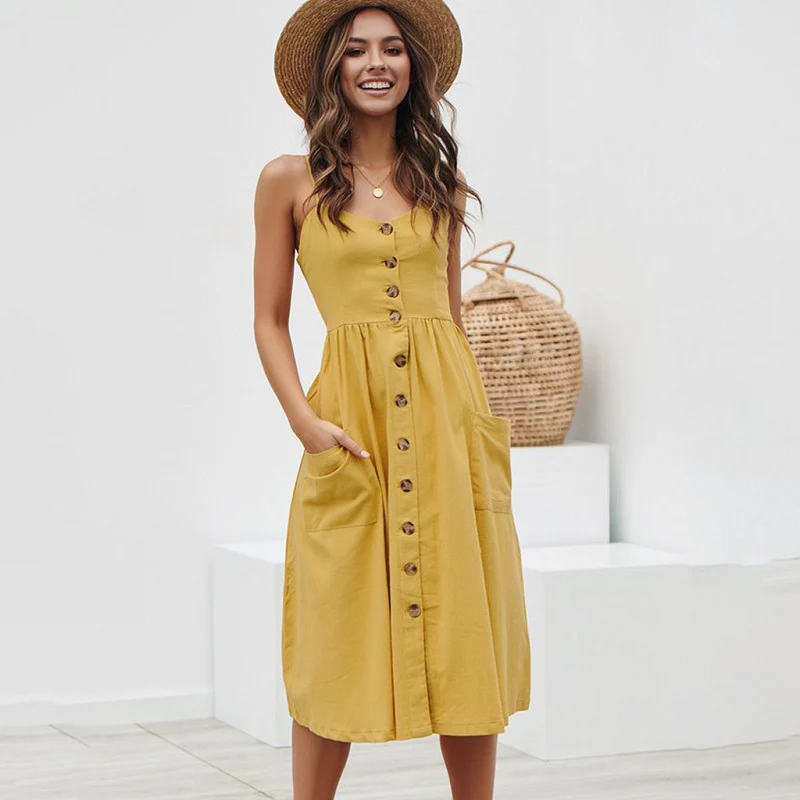 Женское платье с открытой спиной без бретелек в горошек принтом полоску