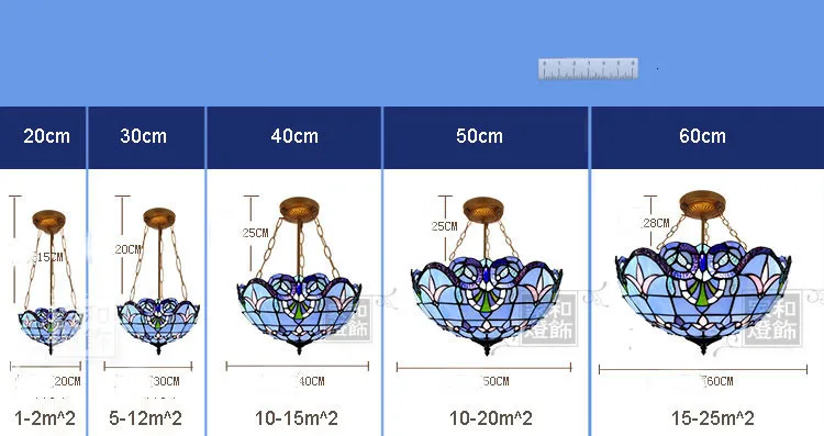Тиффани-барокко витраж подвесной светильник E27 110-240 в цепь подвесные светильники освещение лампы для дома, гостиной столовой