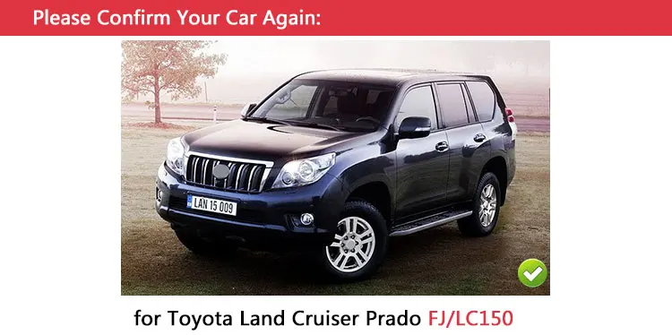 Для Toyota Land Cruiser Prado 150 LC150 хромированная дверная ручка крышка аксессуары наклейки
