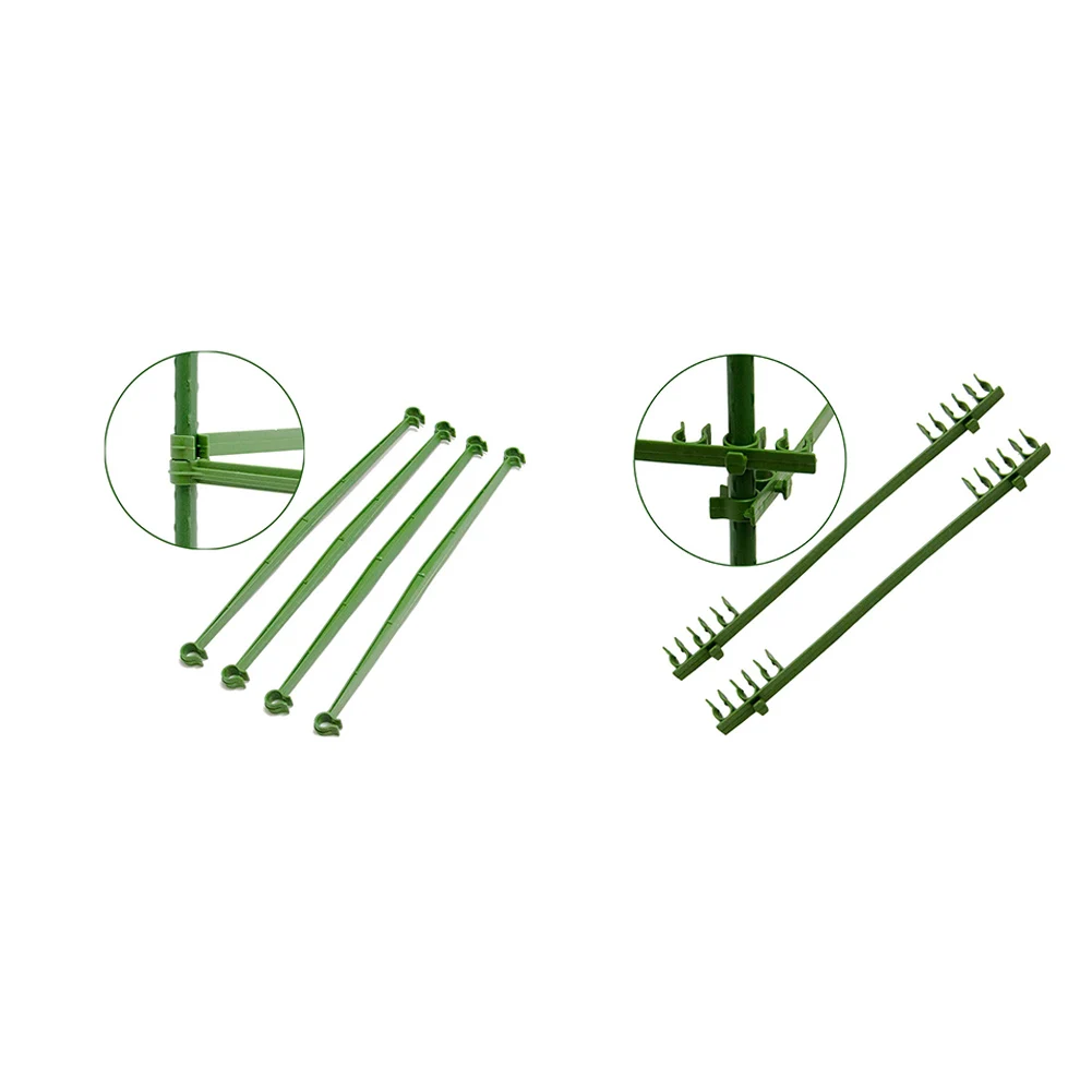 10 Pcs With Claws Expandable Trellis Tomato Plant Connecting Rod Detachable Gardening Tool Agricultural Climbing Vine Vegetable