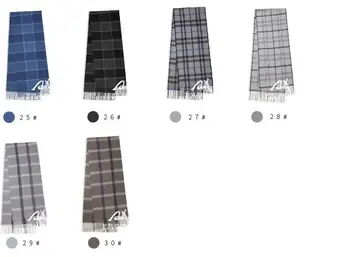 

dwj new style cashmere yarn-dyed cashmere warm couple scarf